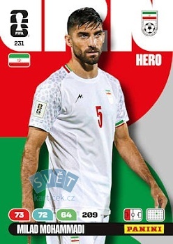 Milad Mohammadi Iran Panini FIFA World Cup 2026 Adrenalyn XL #231